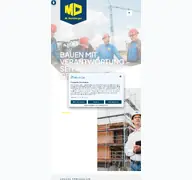 Kleine Seitenvorschau von dumberger-bau.de