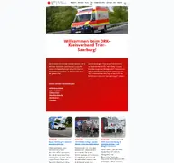 Kleine Seitenvorschau von kv-trier-saarburg.drk.de
