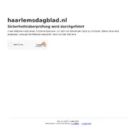 Kleine Seitenvorschau von haarlemsdagblad.nl