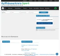 Kleine Seitenvorschau von kyffhaeuserkreis-sport.de