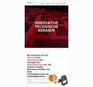 Kleine Seitenvorschau von kyocera-fineceramics.de