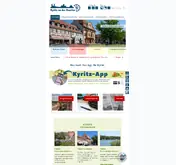 Kleine Seitenvorschau von kyritz.de