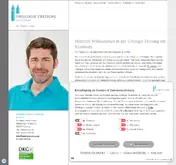 Kleine Seitenvorschau von freising-urologie.de