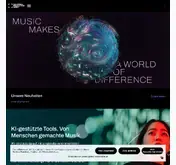 Kleine Seitenvorschau von universalproductionmusic.com