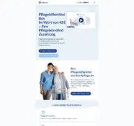 Kleine Seitenvorschau von box4pflege.de