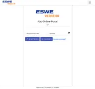 Kleine Seitenvorschau von aboonline.eswe-verkehr.de