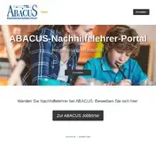 Kleine Seitenvorschau von abrechnung.abacus-nachhilfeinstitut.de