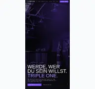 Kleine Seitenvorschau von tripleonegym.de