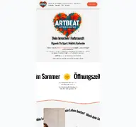 Kleine Seitenvorschau von artbeat.de
