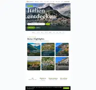 Kleine Seitenvorschau von italien.de