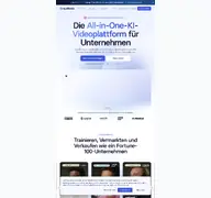 Kleine Seitenvorschau von synthesia.io