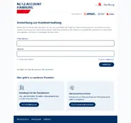Kleine Seitenvorschau von account.hamburger-energienetze.de