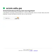Kleine Seitenvorschau von ucsm.edu.pe