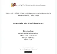 Kleine Seitenvorschau von augenzentrum-am-klinikum-emden.de