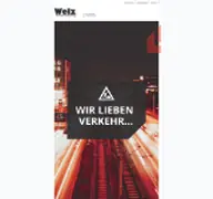 Kleine Seitenvorschau von welz-verkehrssicherung.de