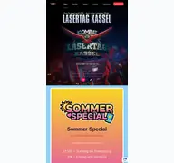 Kleine Seitenvorschau von lasertag-kassel.de