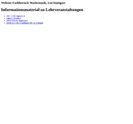 Kleine Seitenvorschau von info.mathematik.uni-stuttgart.de