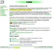 Kleine Seitenvorschau von zi-daten.de