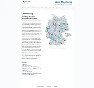 Kleine Seitenvorschau von laerm-monitoring.de