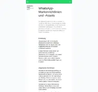 Kleine Seitenvorschau von whatsappbrand.com