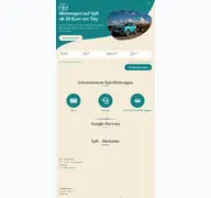 Kleine Seitenvorschau von mietwagen-sylt.de