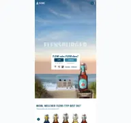 Kleine Seitenvorschau von flens.de