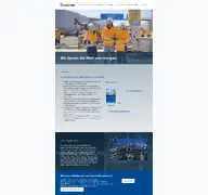 Kleine Seitenvorschau von hochtief.de