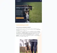 Kleine Seitenvorschau von lakedog-akademie.de