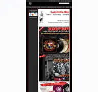 Kleine Seitenvorschau von laketown-records.de