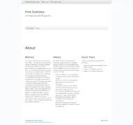 Kleine Seitenvorschau von freestatistics.org