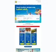 Kleine Seitenvorschau von lidl-reisen.at