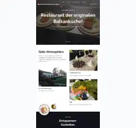 Kleine Seitenvorschau von restaurant-balkan.de