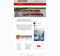 Kleine Seitenvorschau von feuerwehr-erwitte.de