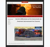 Kleine Seitenvorschau von feuerwehr-hartmannsdorf.de