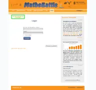 Kleine Seitenvorschau von mathebattle.de