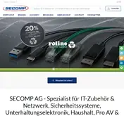 Kleine Seitenvorschau von secomp.ch