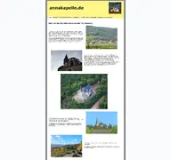 Kleine Seitenvorschau von annakapelle.de