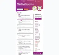 Kleine Seitenvorschau von nachhaltigejobs.de