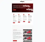 Kleine Seitenvorschau von nospamproxy.de