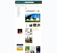 Kleine Seitenvorschau von lampenhit.de