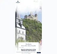 Kleine Seitenvorschau von braubach.welterbe-mittelrheintal.de