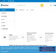 Kleine Seitenvorschau von form-tex.de