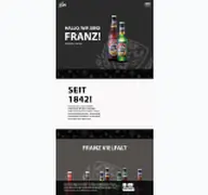 Kleine Seitenvorschau von brauerei-franz.de