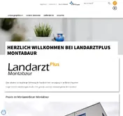 Kleine Seitenvorschau von landarztplus.de