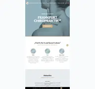 Kleine Seitenvorschau von frankfurt-chiropraktik.de