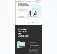 Kleine Seitenvorschau von samera.at