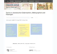 Kleine Seitenvorschau von slavistik-portal.de