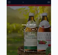 Kleine Seitenvorschau von brauerei-rapp.de