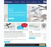 Kleine Seitenvorschau von westinghouselighting.de