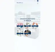 Kleine Seitenvorschau von arcaden-apotheke-berlin.de